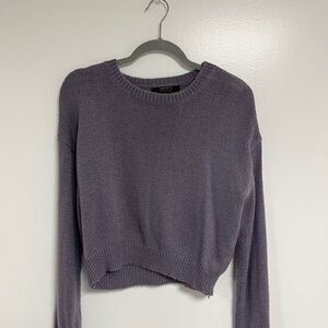 Forever 21 Lavender Crew Neck Sweater